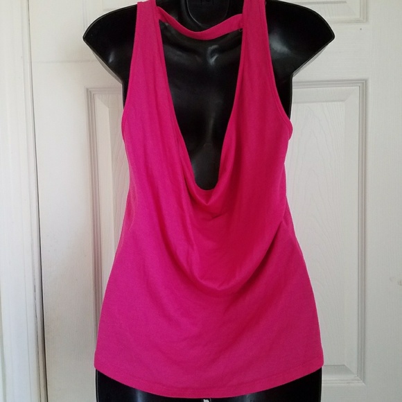 Nine After Nine Hot Pink Graphic Tank Size Med - Picture 7 of 8